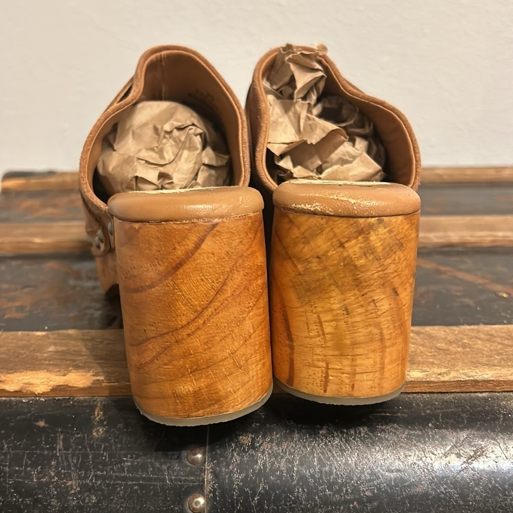 NWOT Free People Calabasas mule clog, heel, brown suede. Women’s size 39. - Picture 7 of 9